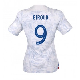 Damen Fußballbekleidung Frankreich Olivier Giroud #9 Auswärtstrikot WM 2022 Kurzarm